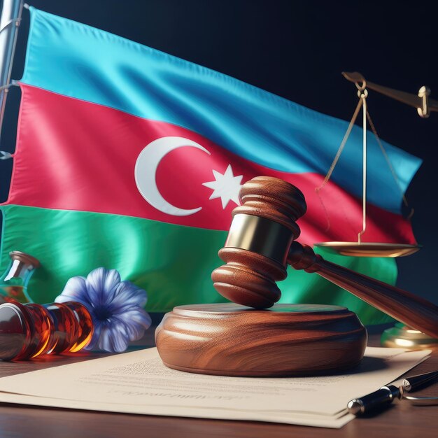 Photo jour de la constitution de l'azerbaïdjan, le drapeau, le jour de l'indépendance, le 8 novembre, jour de la victoire.