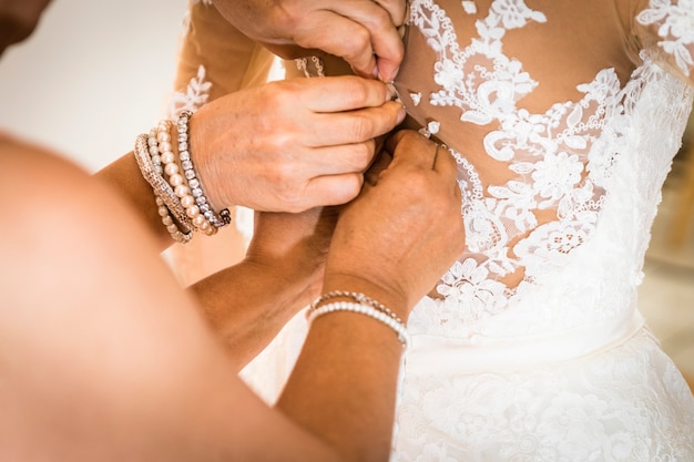 Jour de mariage robe de mariée