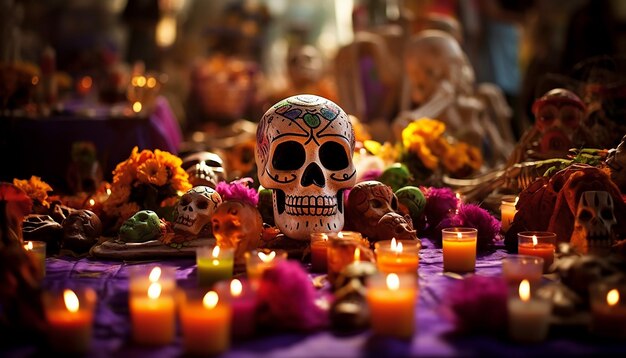 Le Jour des Morts au Mexique Le Mexique célèbre le Jour des Morts les 1er et 2 novembre de chaque année