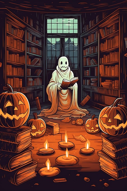 Le jour des morts Mais vivre n'est pas un problème C'est amusant, c'est bien des designs animés pour Halloween