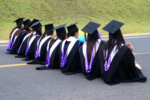 Photo jour de remise des diplômes avec les étudiants