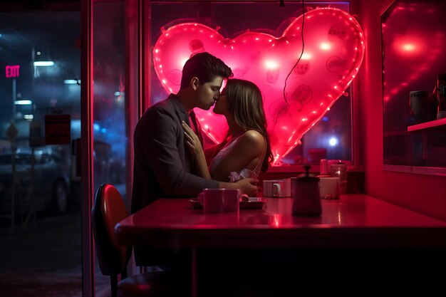 Le jour de la Saint-Valentin, la nuit de la date