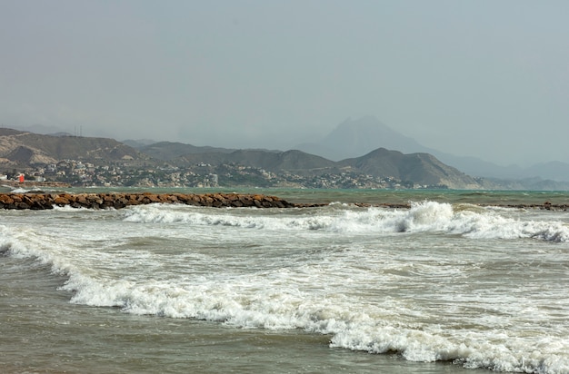 Photo jour de tempête mediterraneo