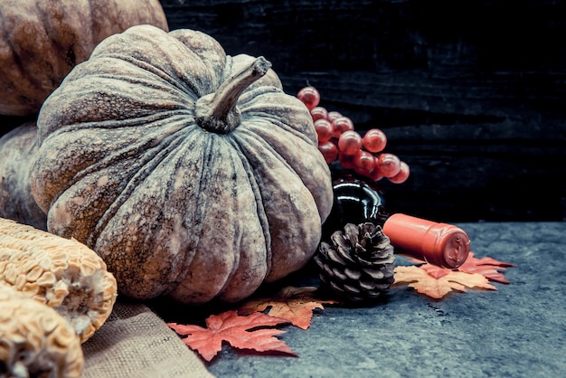 jour de Thanksgiving et saison d'automne pour la fête