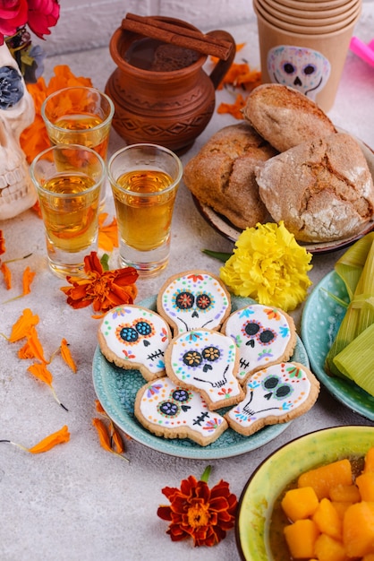 Jour traditionnel de la nourriture morte