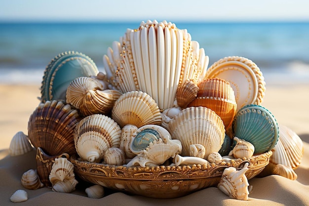 Une journée d'été une plage de sable tropical palmiers et mer paradis vacances 510jpg