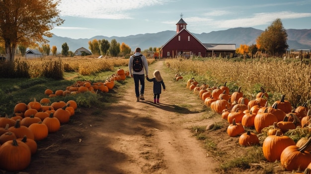 Une journée en famille à la ferme de citrouilles