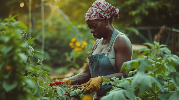 Photo journée des femmes dans le jardinage communautaire