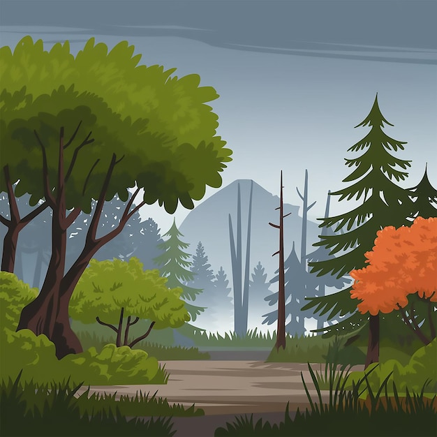 Journée internationale des forêts Module de conception de messages sur les médias sociaux de haute qualité 8k