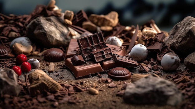 Journée mondiale du chocolat IA générative