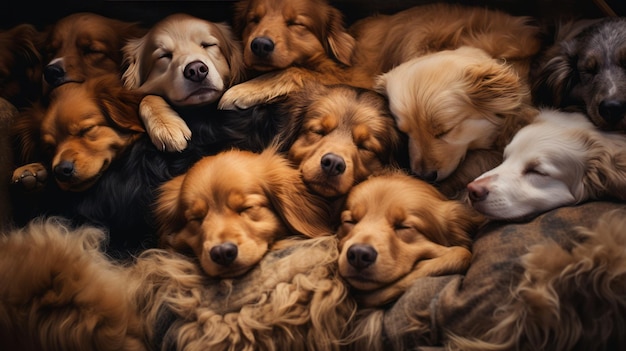 La journée mondiale du sommeil des chiens endormis