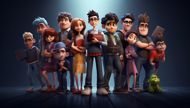Journée mondiale des étudiants à la manière de Pixar