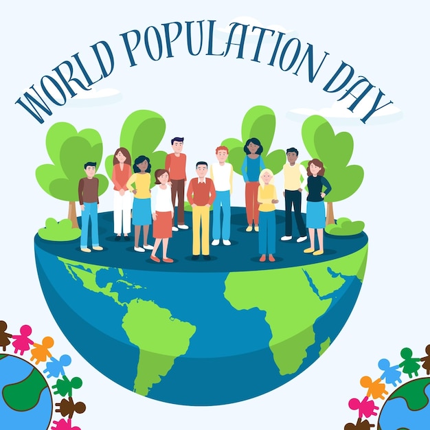 Journée mondiale de la population Instagram Post 1