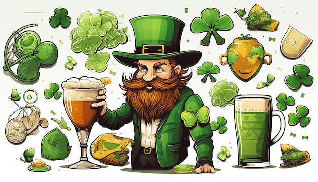 La journée de Saint Patrick.