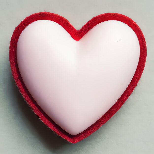 Une journée de la Saint-Valentin Cœur pourpre Heard Valentine artisanat