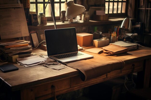 Une journée de travail bien organisée, un bureau propre, un bureau bien organisé.