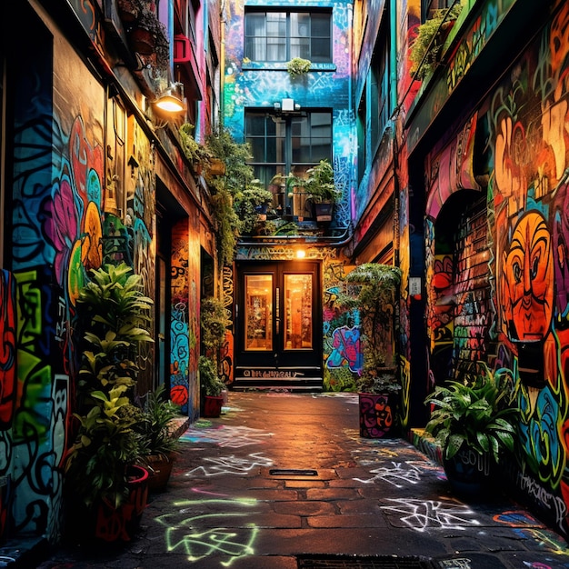 Le joyau caché de Melbourne L'allée d'art de rue enchanteuse qui mène au parc Whimsical