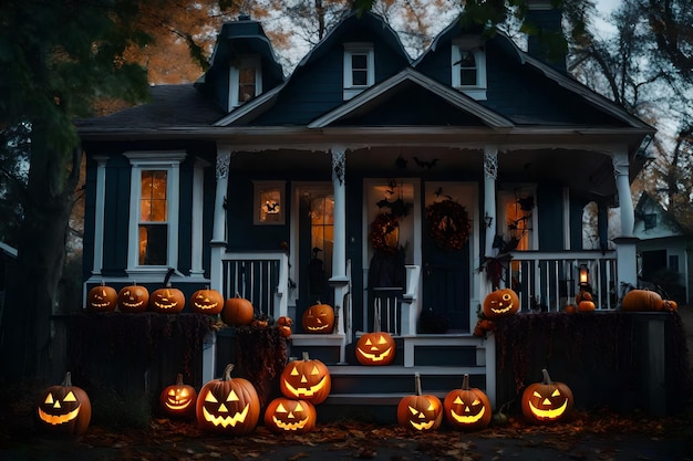 Joyeuse décoration de maison d'Halloween