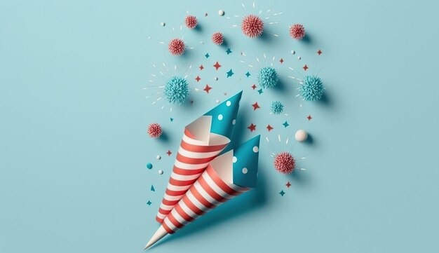 Joyeuse fête de l'indépendance 4 juillet vacances Fond de la fête de l'indépendance des États-Unis d'Amérique