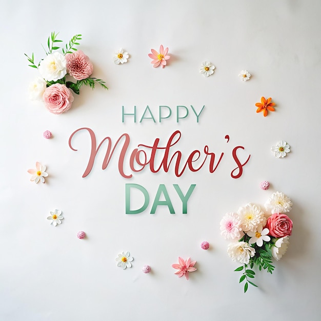 Joyeuse fête des mères mère et enfant affection salutation conception
