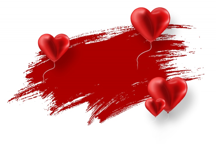Photo joyeuse saint valentin. illustration de flyer ou de carte postale.