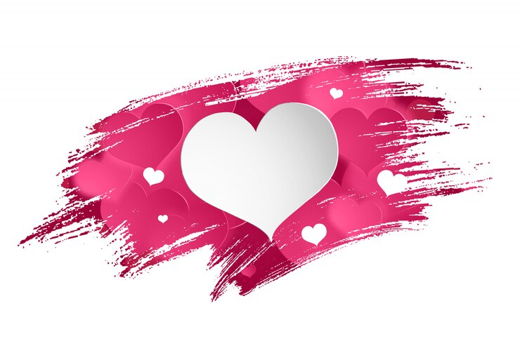 Photo joyeuse saint valentin. illustration de flyer ou de carte postale.