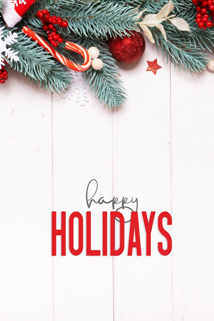 Photo joyeuses fêtes avec la composition des vacances d'hiver à base d'étoiles de pin et de décorations festives vue de dessus carte de voeux de noël nouvel an