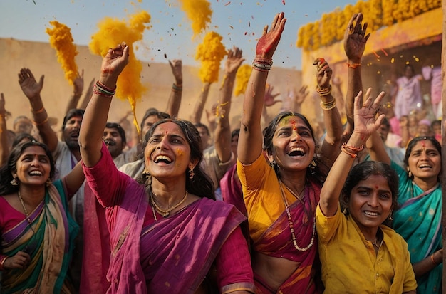 Joyeuses images de Holi pour l'année 2024