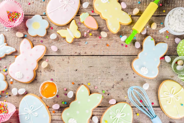 Joyeuses Pâques avec biscuits