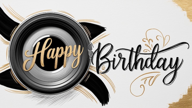 Photo joyeux anniversaire lettres de graffiti