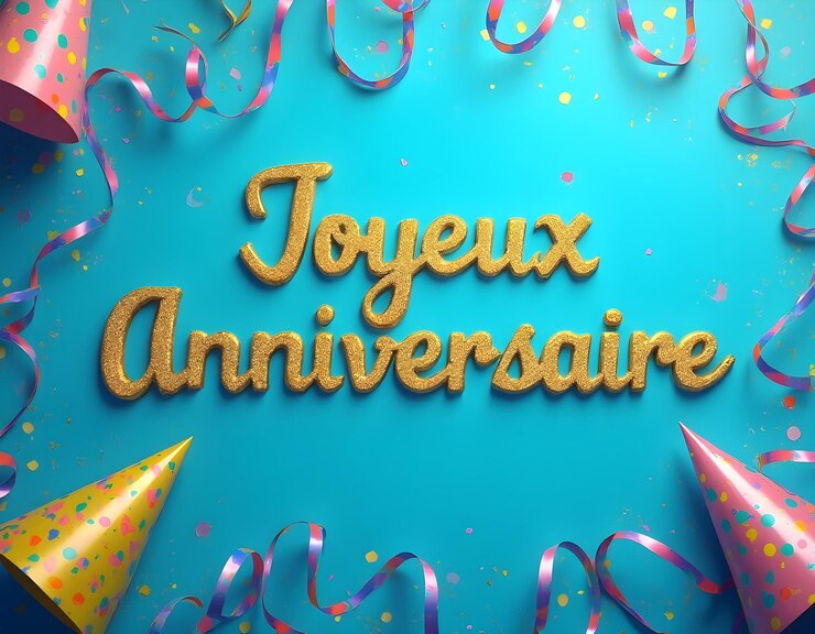 Photo joyeux anniversaire