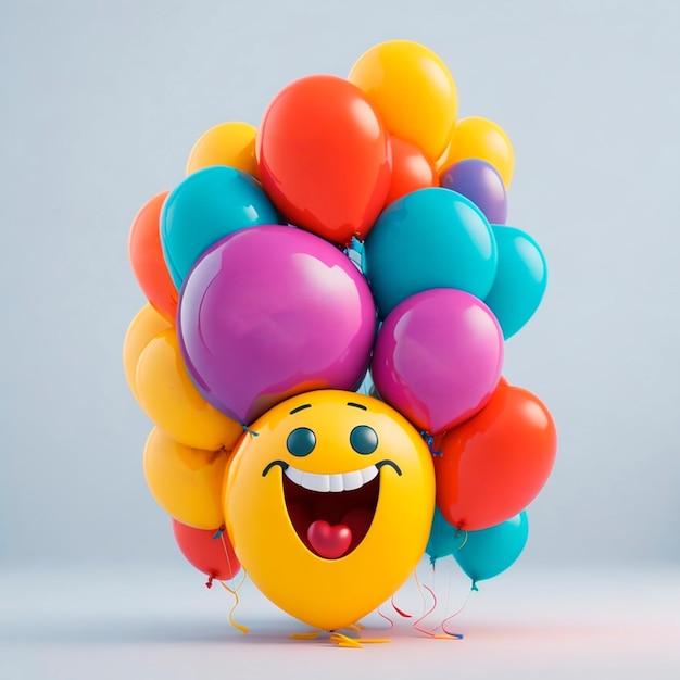 joyeux ballons colorés