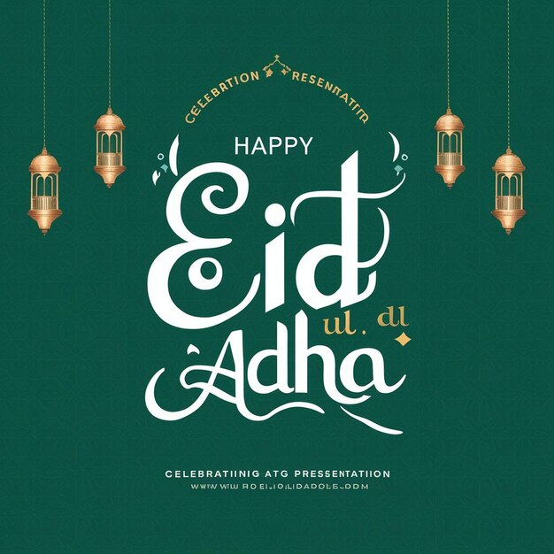 Joyeux EidulAdha Mubarak Célébration Présentation Des illustrations de fête