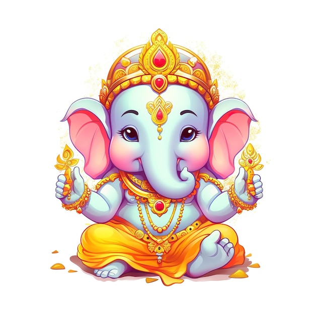 Joyeux Ganesh Chaturthi Génératif ai