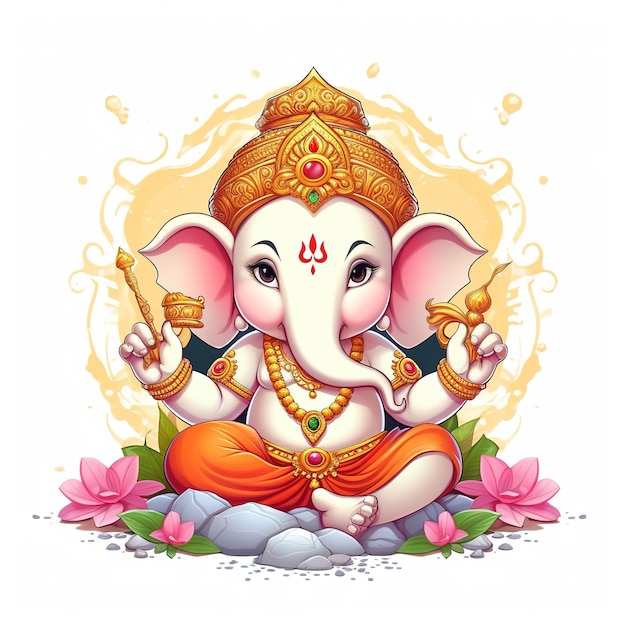 Joyeux Ganesh Chaturthi Génératif ai