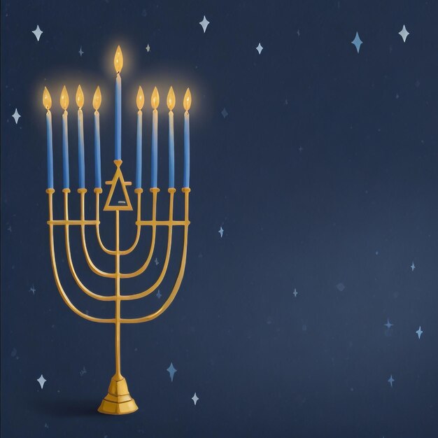 Joyeux Hanukkah étoile de David images de fond collections de beaux papiers peints ai générés