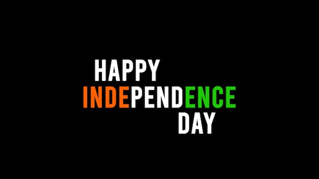 Joyeux jour de l'indépendance de l'Inde