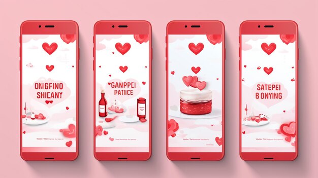 Joyeux jour de la Saint-Valentin, arrière-plan de salut dans un style réaliste découpé en papier, message sur les médias sociaux avec un cadeau