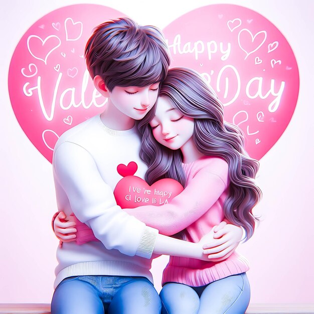 Joyeux jour de la Saint-Valentin bannière décorative amour romantique amour décoration amour cadeau amour frontière