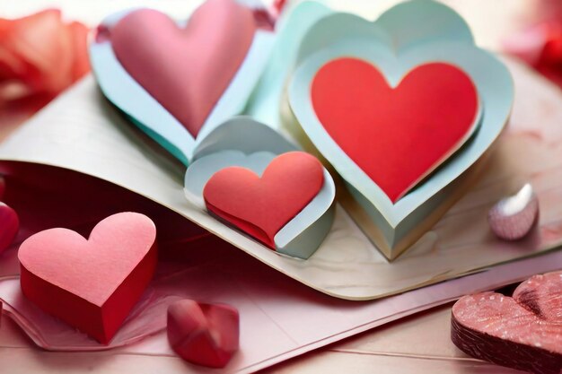 joyeux jour de la Saint-Valentin fond du cœur