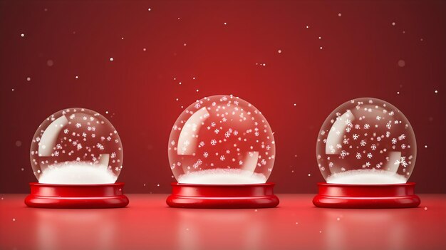 Joyeux Noël Globe créé avec Generative AI