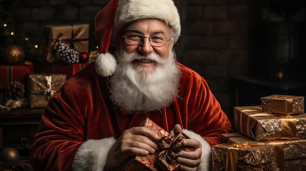 Joyeux Noël et joyeuses fêtes Le Père Noël