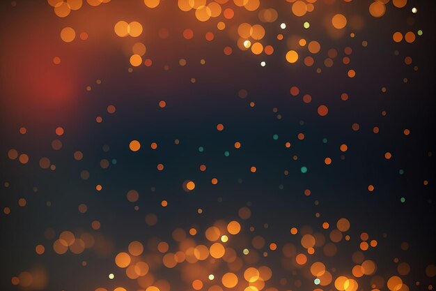 Joyeux Noël avec lumières de Noël et bokeh