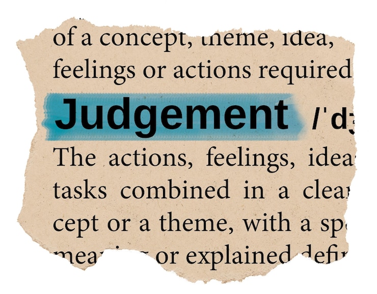 Photo le jugement png est un autocollant en papier déchiré, un dictionnaire en papier, un fond transparent.