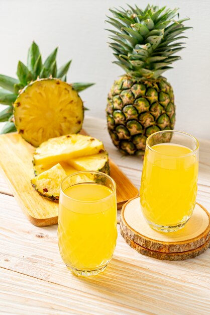 jus d'ananas frais