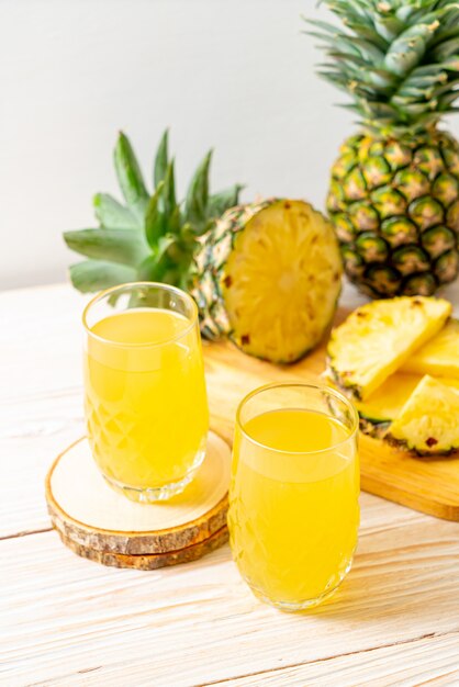 jus d'ananas frais