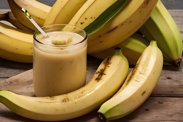 Jus de banane fraîche