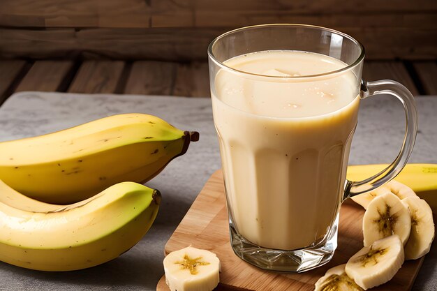 Jus de banane fraîche