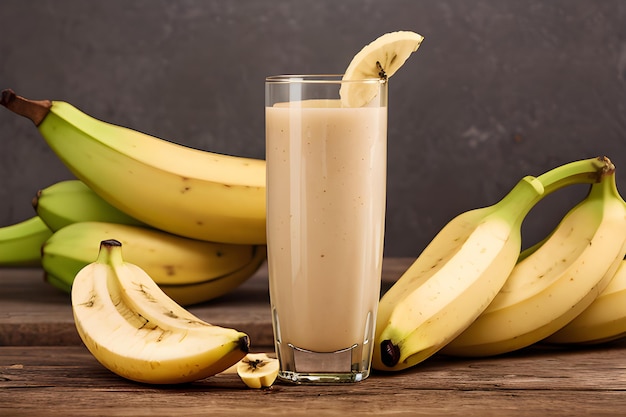 Jus de banane fraîche