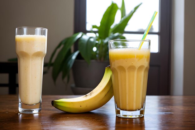 Jus de banane fraîche